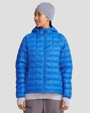 Women's Heli Insulated Hooded Jacket - Peak Blue