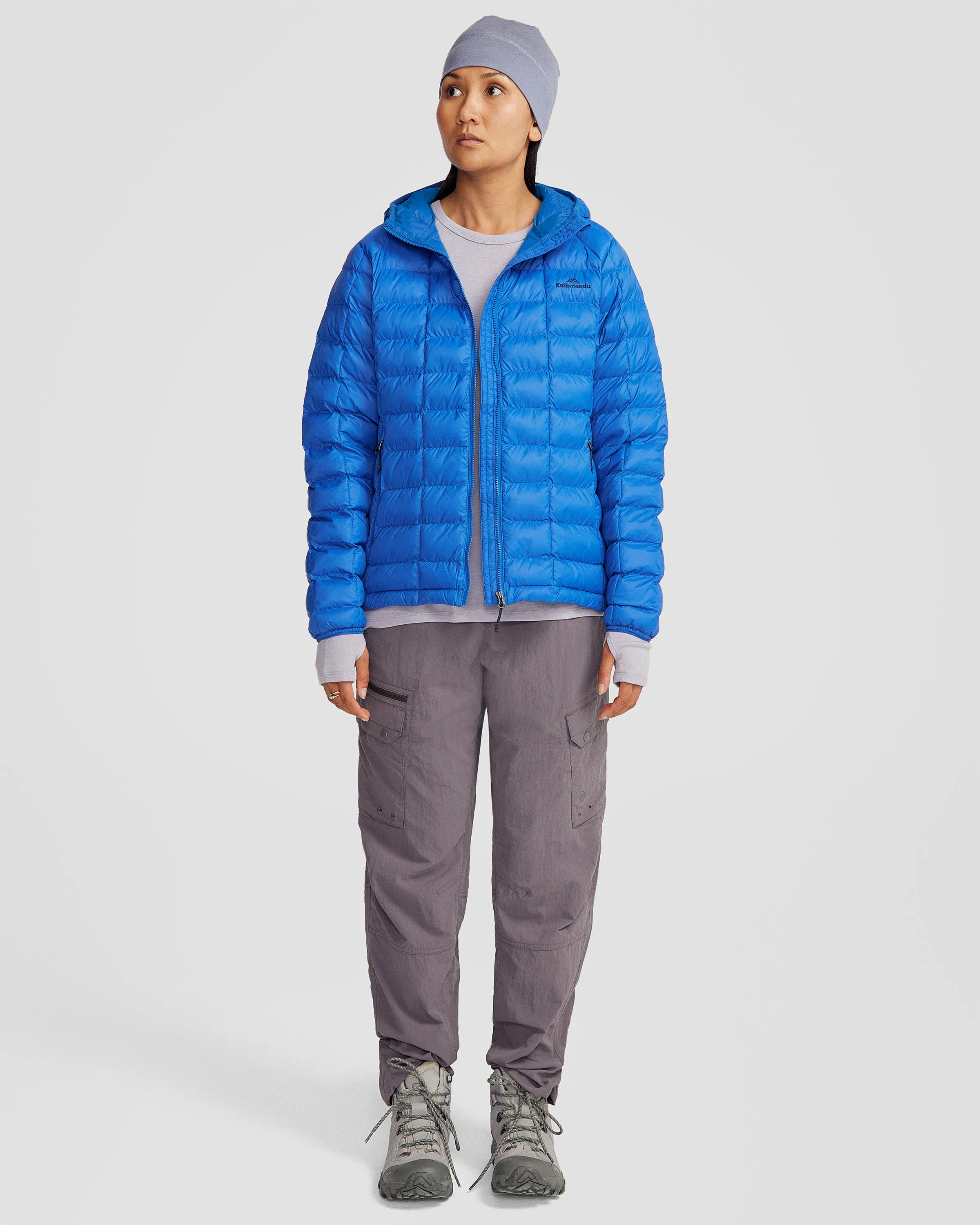 Women's Heli Insulated Hooded Jacket - Peak Blue