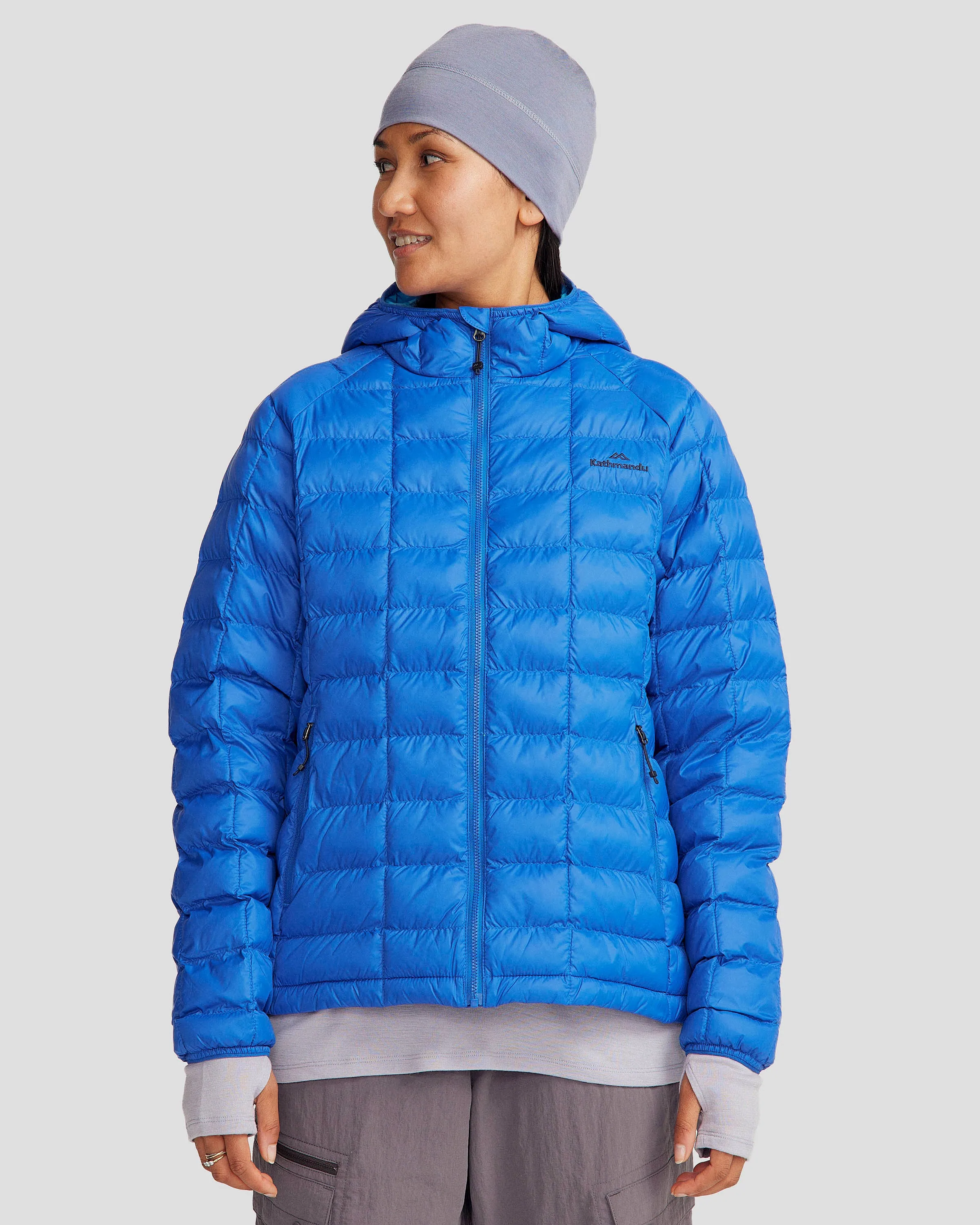Women's Heli Insulated Hooded Jacket - Peak Blue