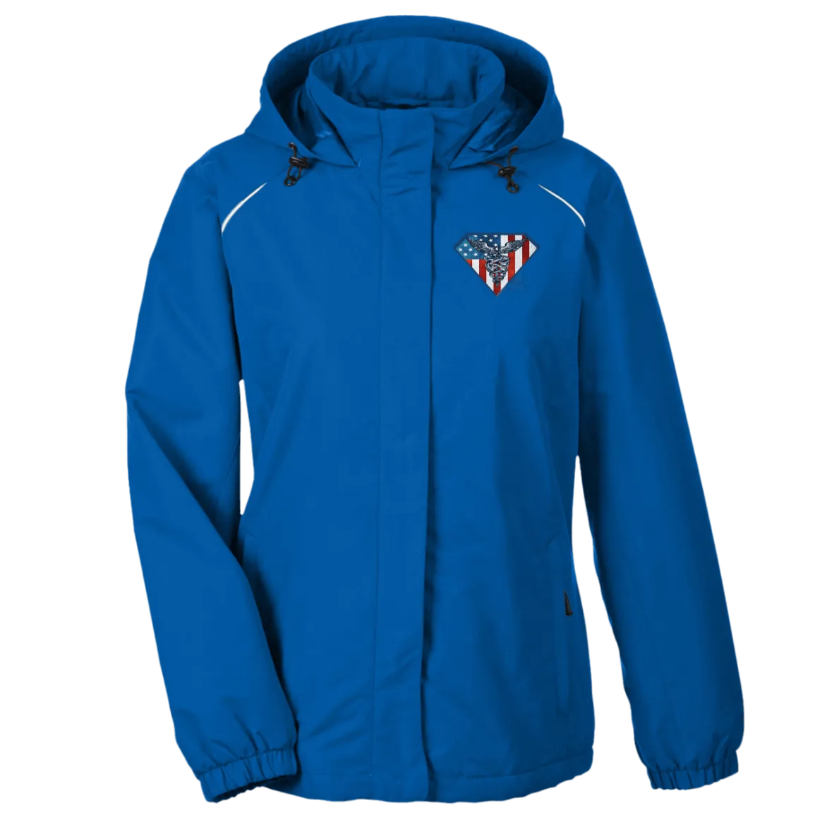 Women's Nurse RN LPN Fleece-lined Windbreaker Jacket