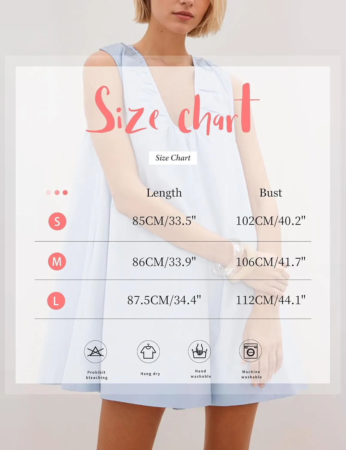 Womens Preppy Babydoll Tank Mini Dress Scoop Neck Short Sundress Loose Ruched U Neck Summer Party Dresses with Pocket