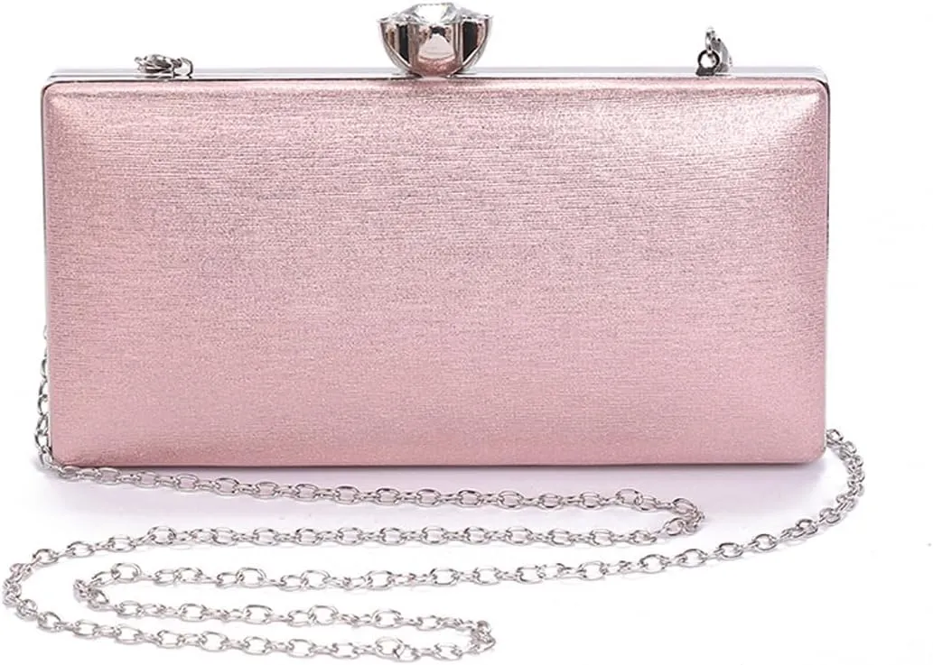 Women's Sequin Evening Bag Rhinestone Clutch Bag Bridal Wedding Purse Sparkly Crystal Handbag Glitter Shoulder Bag