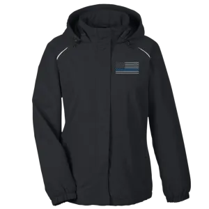 Women's Thin Blue Line Law Enforcement Fleece Lined Jacket